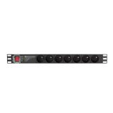 LANBERG POWER STRIP PDU RACK 19 (1U 16A 7X 230V PL 2m)