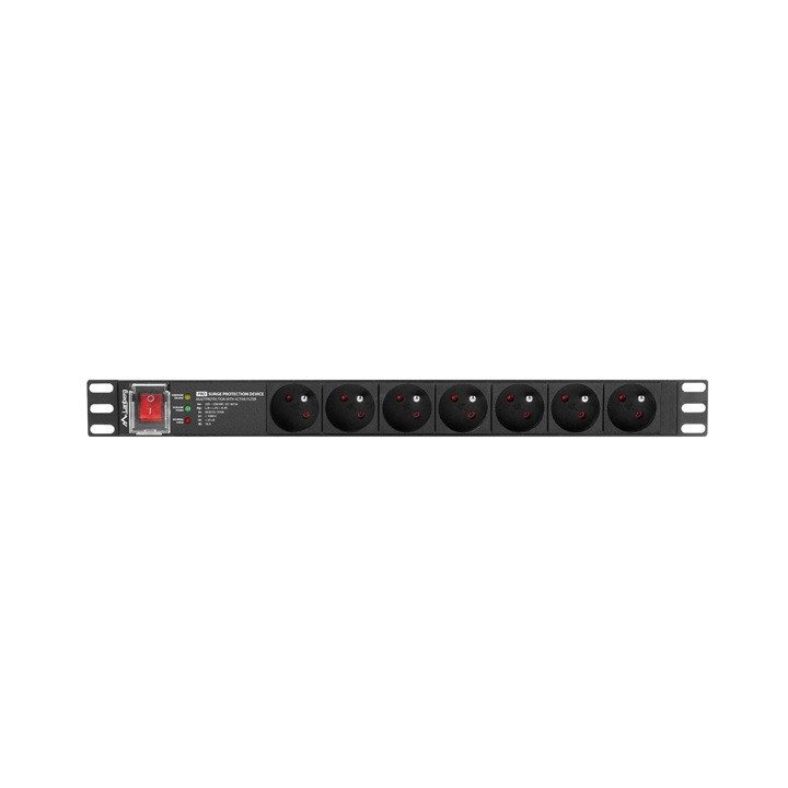 LANBERG POWER STRIP PDU RACK 19 (1U 16A 7X 230V PL 2m)