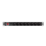 LANBERG POWER STRIP PDU RACK 19 (1U 16A 7X Shuko 2m)