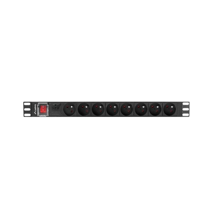 LANBERG POWER STRIP PDU RACK 19 (1U 16A 7X Shuko 2m)