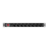 LANBERG POWER STRIP PDU RACK 19 (1U 16A 8X Shuko 2m)