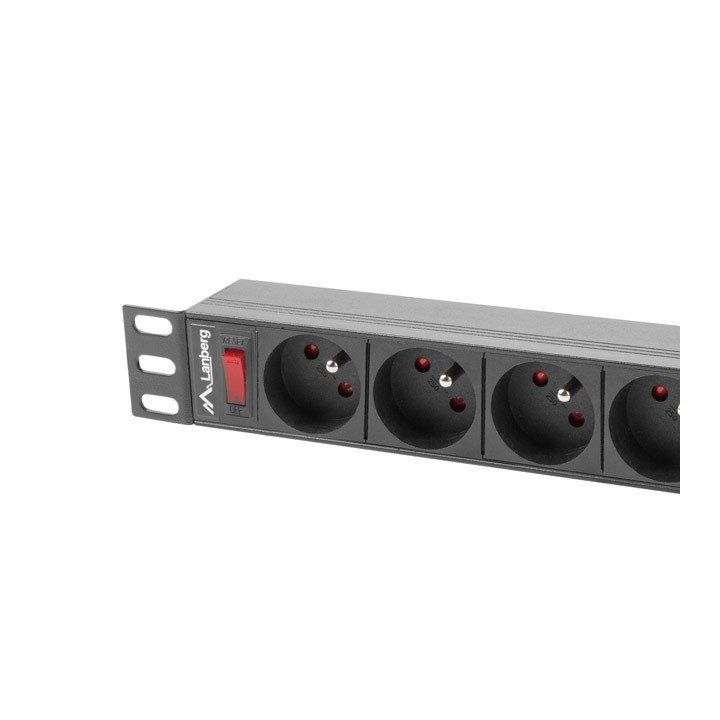 LANBERG POWER STRIP RACK 19 (1U 16A 9X 230V PL)