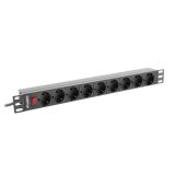 LANBERG RACK POWER STRIP 19 PDU 1U 9X SHUKO