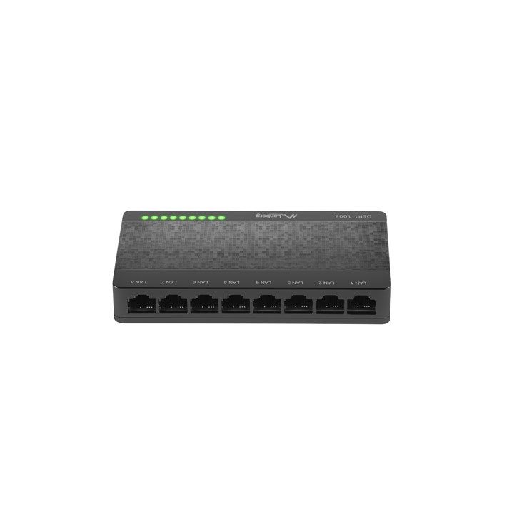 LANBERG SWITCH DSP1-1008 (8-PORT 1GB/S)
