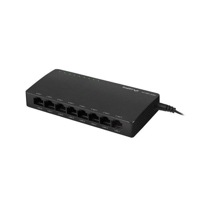 LANBERG SWITCH DSP2-1008-12V (8-PORT 12V 1GB/S)