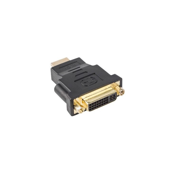 Lanberg AD-0014-BK cable gender changer HDMI DVI-D (F) (24 + 5) Black