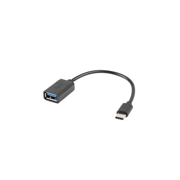 Lanberg AD-OTG-UC-01 USB cable USB 2.0 0.15 m USB A USB C Black