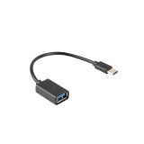 Lanberg AD-OTG-UC-01 USB cable USB 2.0 0.15 m USB A USB C Black