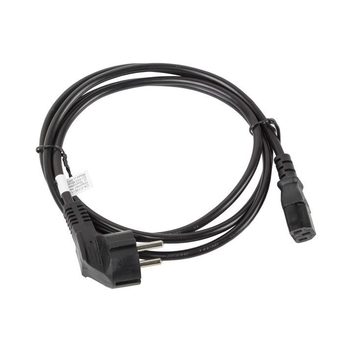 Lanberg CA-C13C-11CC-0018-BK power cable Black 1.8 m C13 coupler CEE7/7