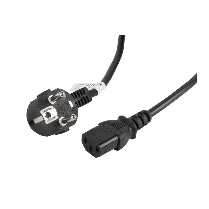 Lanberg CA-C13C-11CC-0050-BK power cable Black 5 m C13 coupler CEE7/7