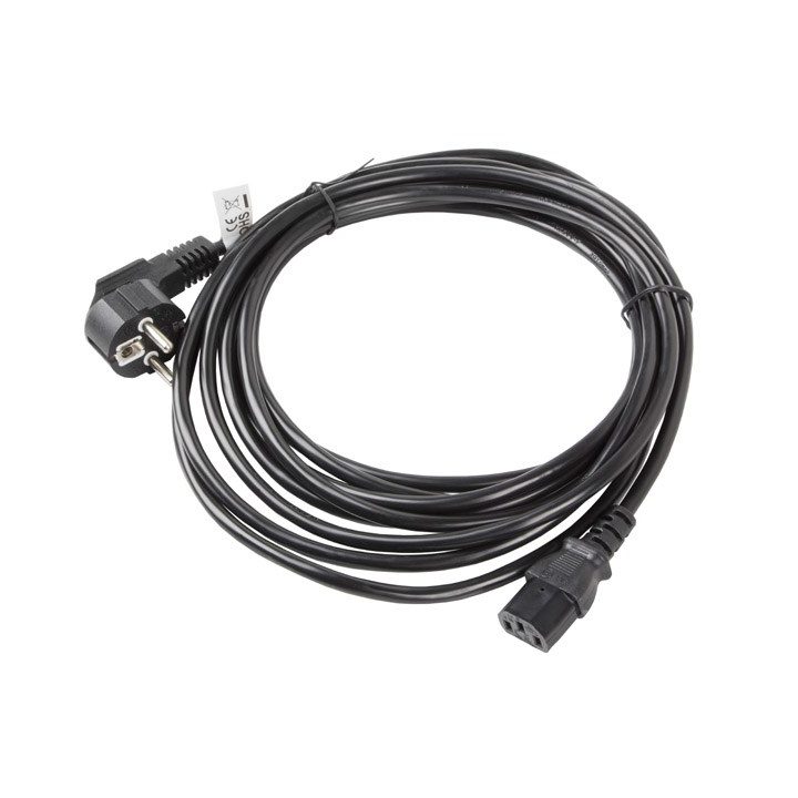 Lanberg CA-C13C-11CC-0100-BK power cable Black 10 m C13 coupler CEE7/7