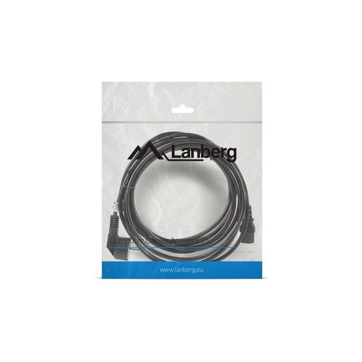 Lanberg CA-C13C-11CC-0100-BK power cable Black 10 m C13 coupler CEE7/7