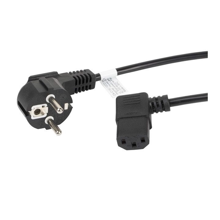 Lanberg CA-C13C-12CC-0018-BK power cable Black 2 m C13 coupler CEE7/7