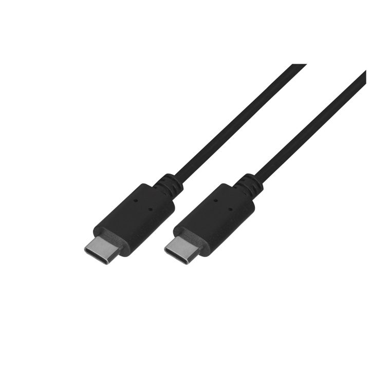 Lanberg CA-CMCM-10CU-0010-BK kabel USB 2.0 1m USB-C M/M Black