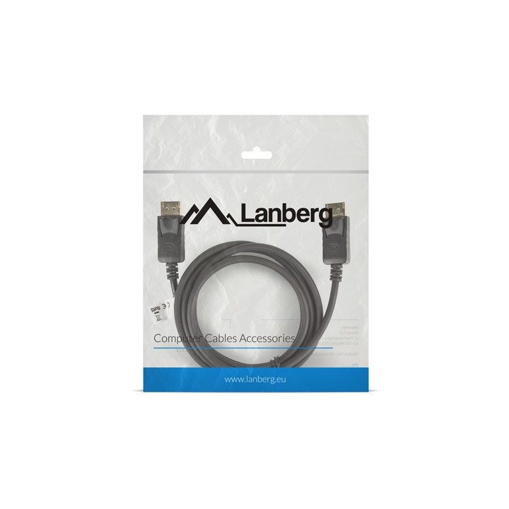 Lanberg CA-DPDP-10CC-0018-BK DisplayPort cable 1.8 m Black
