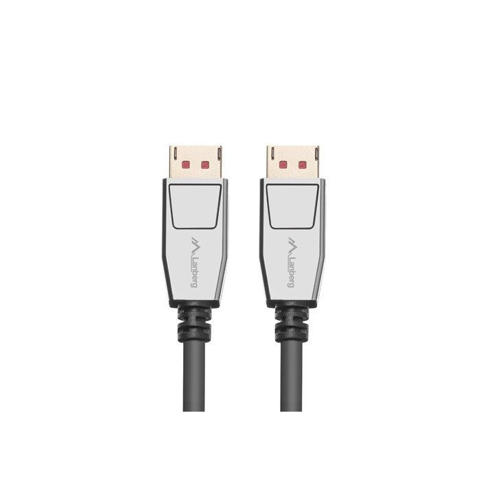 Lanberg CA-DPDP-20CU-0018-BK DisplayPort cable 20 PIN V1.4 1.8m 8K
