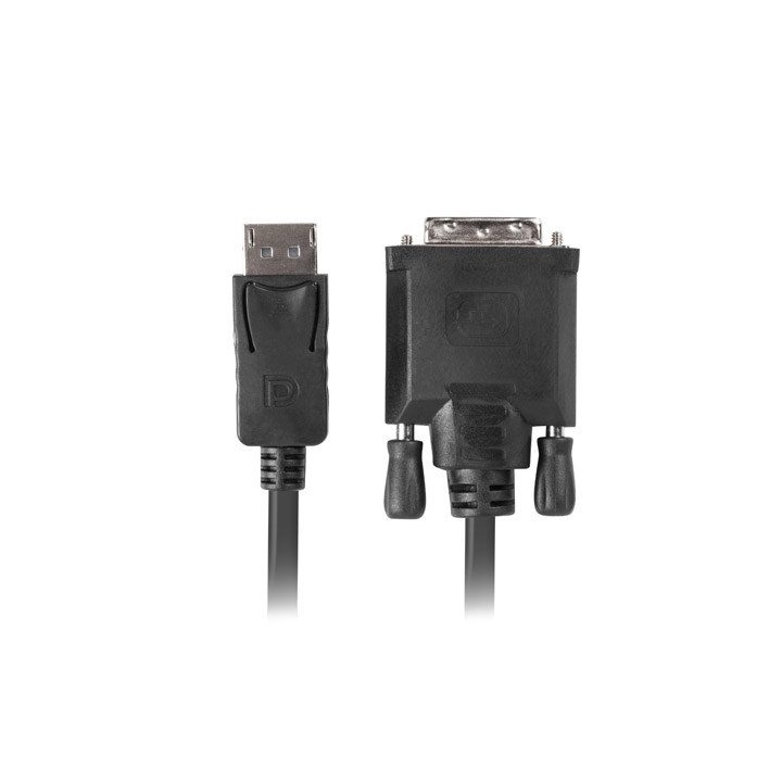 Lanberg CA-DPDV-10CU-0018-BK video cable adapter 1.8 m DisplayPort DVI-D Black