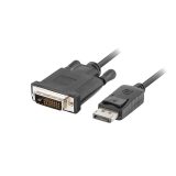 Lanberg CA-DPDV-10CU-0018-BK video cable adapter 1.8 m DisplayPort DVI-D Black
