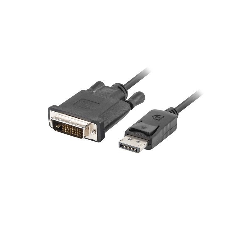Lanberg CA-DPDV-10CU-0018-BK video cable adapter 1.8 m DisplayPort DVI-D Black