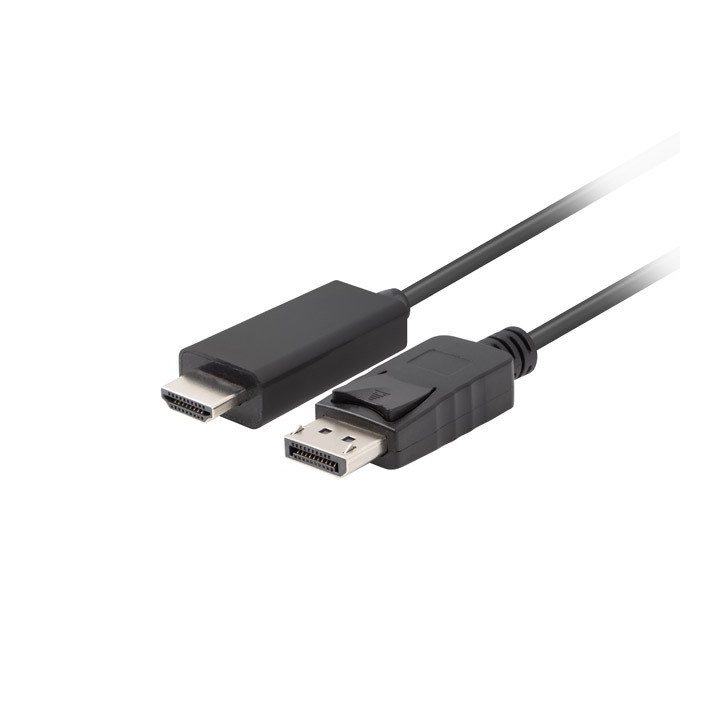 Lanberg CA-DPHD-11CC-0030-BK cable gender changer DisplayPort HDMI Black