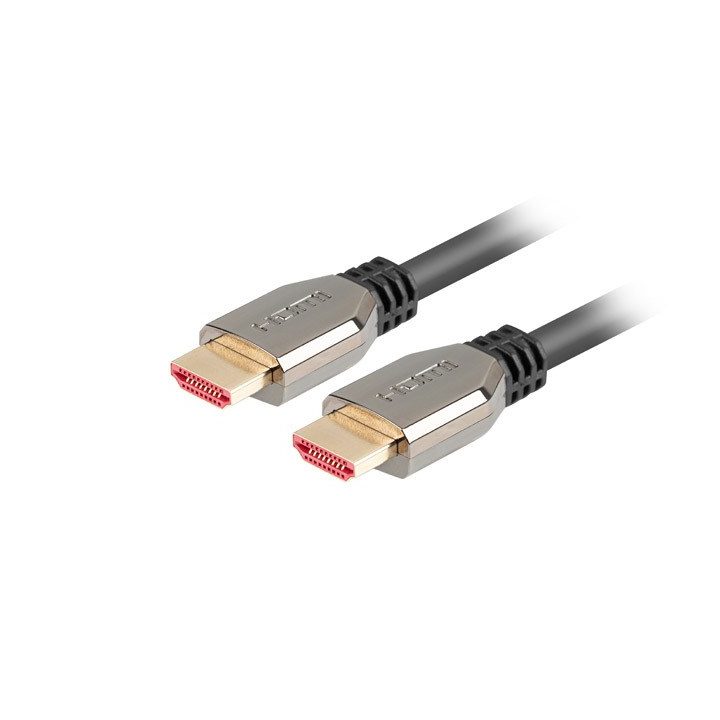 Lanberg CA-HDMI-30CU-0010-BK cable HDMI 1m HDMI Typu A (Standard) 8K 60Hz