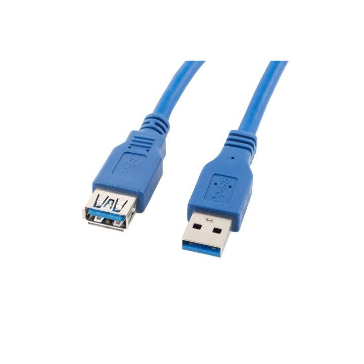 Lanberg CA-US3E-10CC-0018-B USB cable 1.8 m USB 3.0 USB A blue