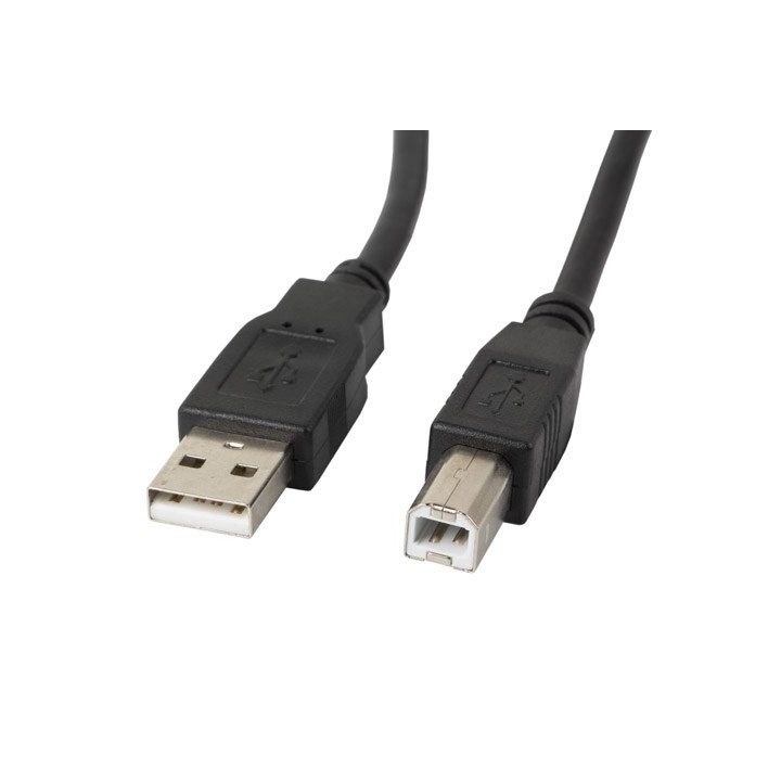 Lanberg CA-USBA-11CC-0030-BK USB cable USB 2.0 3 m USB B Black