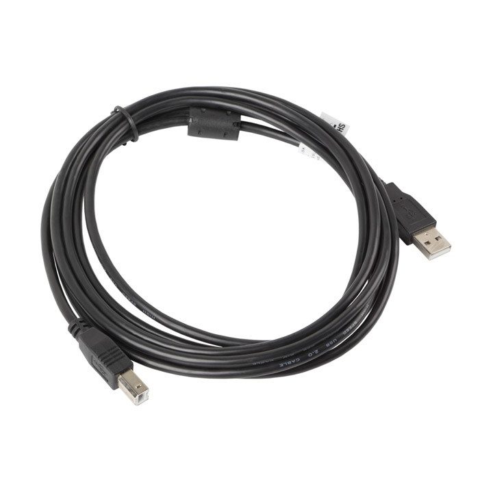 Lanberg CA-USBA-11CC-0030-BK USB cable USB 2.0 3 m USB B Black
