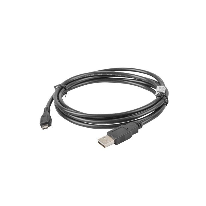 Lanberg CA-USBM-10CC-0018-BK USB cable USB 2.0 1.8 m Micro-USB B USB A Black