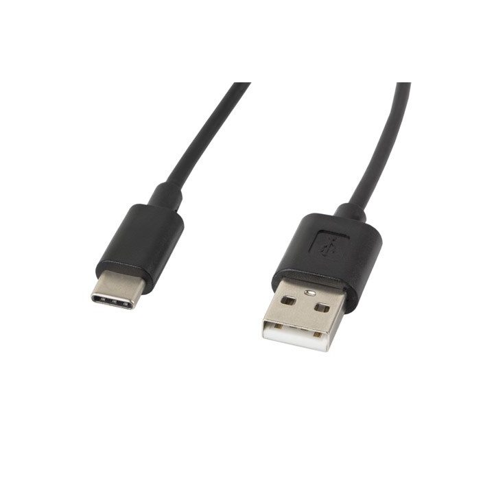 Lanberg CA-USBO-10CC-0018-BK USB cable USB 2.0 1.8 m USB A USB C Black
