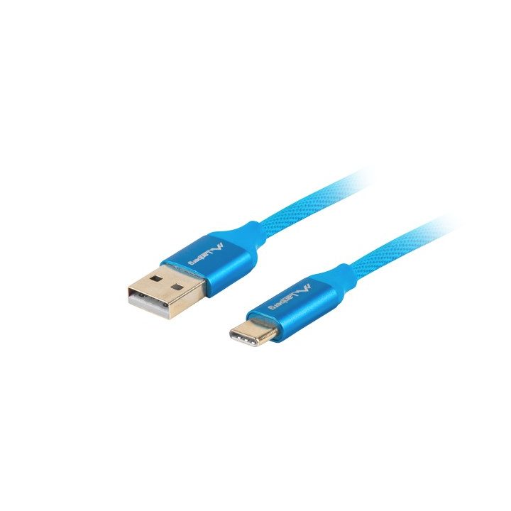 Lanberg CA-USBO-22CU-0010-BL USB cable 1 m USB 2.0 USB C USB A Blue