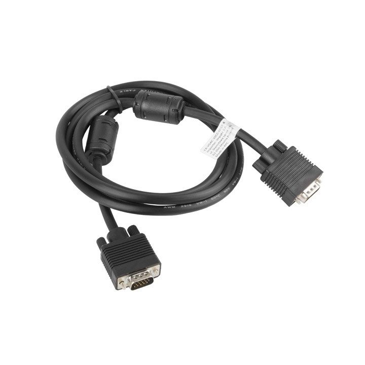 Lanberg CA-VGAC-10CC-0018-B VGA cable 1.8 m VGA (D-Sub) Black
