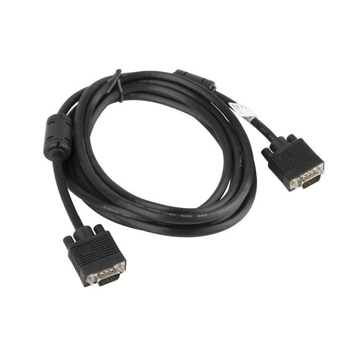 Lanberg CA-VGAC-10CC-0030-B VGA cable 3 m VGA (D-Sub) Black