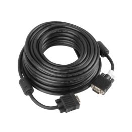 Lanberg CA-VGAC-10CC-0100-B VGA cable 10 m VGA (D-Sub) Black