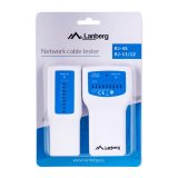 Lanberg NT-0402 network cable tester PoE tester Blue White
