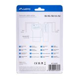 Lanberg NT-0402 network cable tester PoE tester Blue White