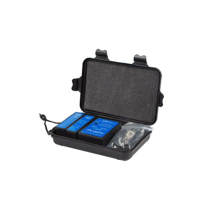 Lanberg NT-0404 network cable tester PoE tester Black Blue
