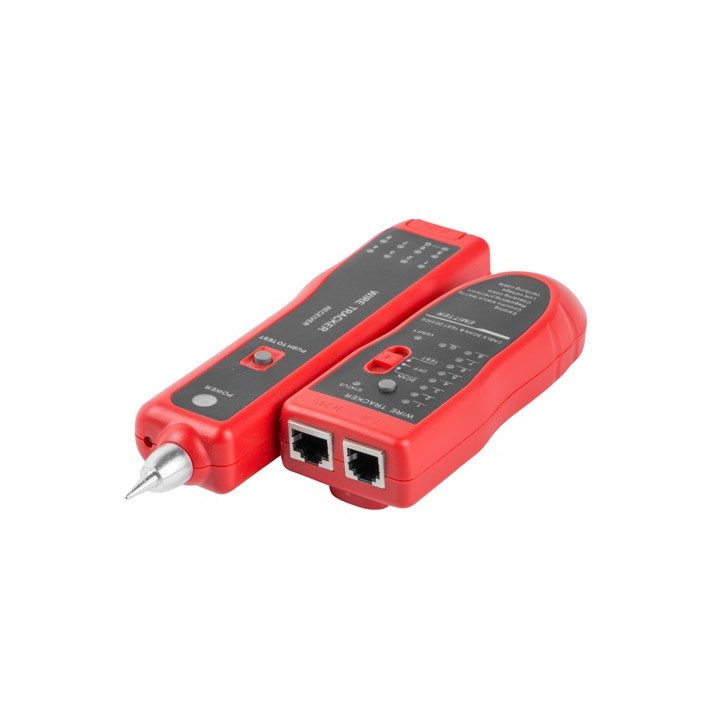 Lanberg NT-0501 network cable tester Black Red