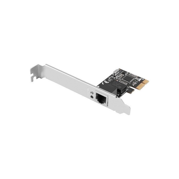 Lanberg PCE-1GB-201 Ethernet card 1GB RTL8111C with Low-Profile bracket