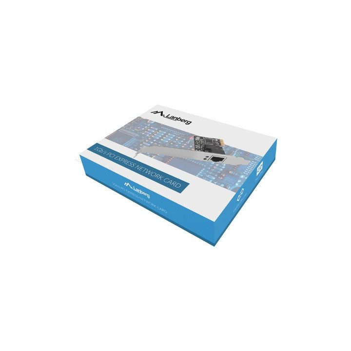 Lanberg PCE-1GB-201 Ethernet card 1GB RTL8111C with Low-Profile bracket