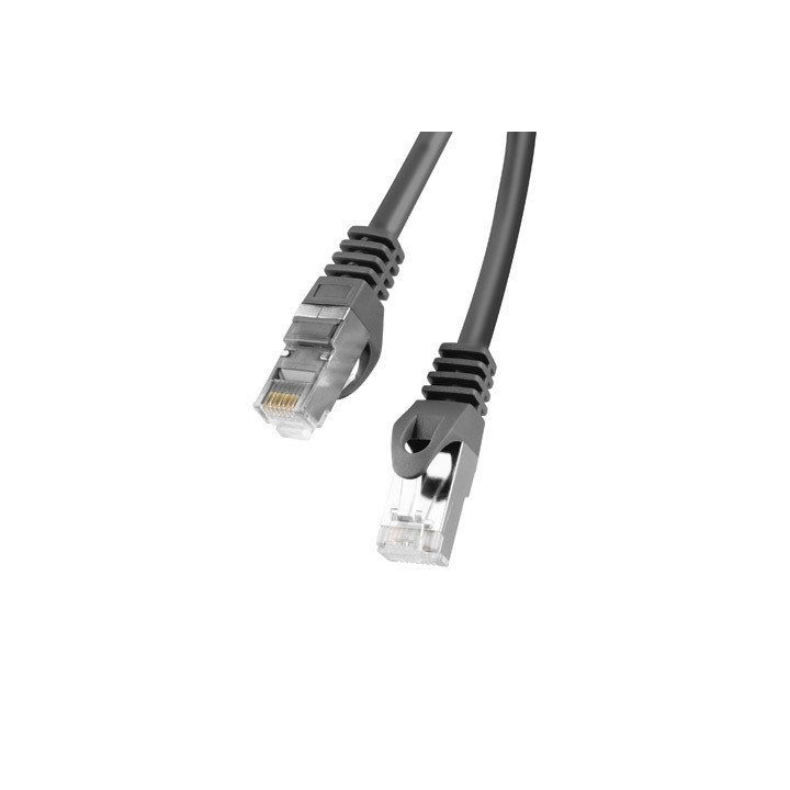 Lanberg PCF6-10CC-0500-BK networking cable Black 5 m Cat6 F/UTP (FTP)