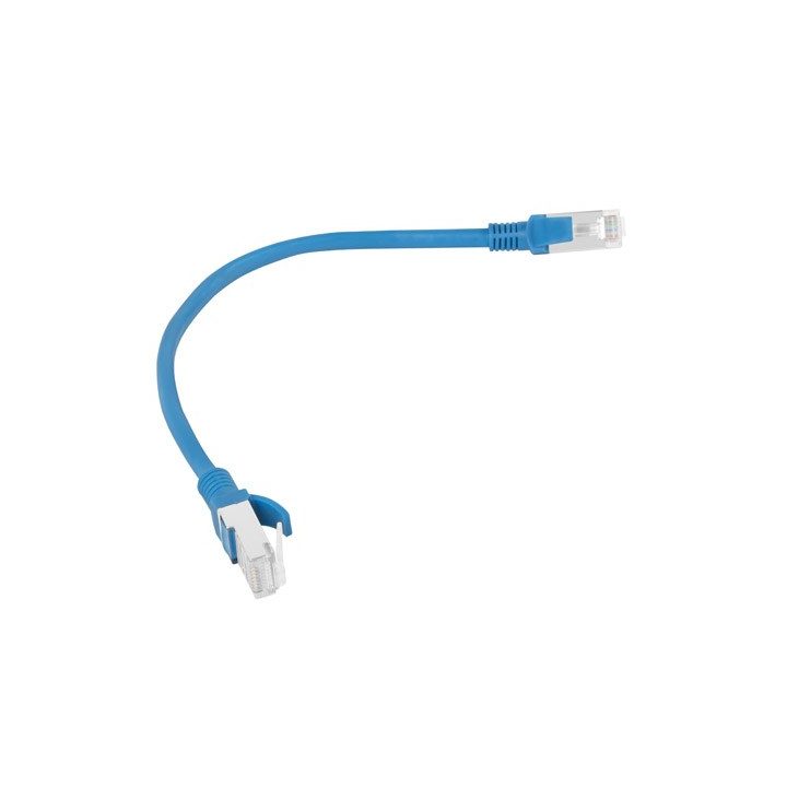 Lanberg PCU5-10CC-0025-B networking cable Blue 0.25 m Cat5e U/UTP (UTP)