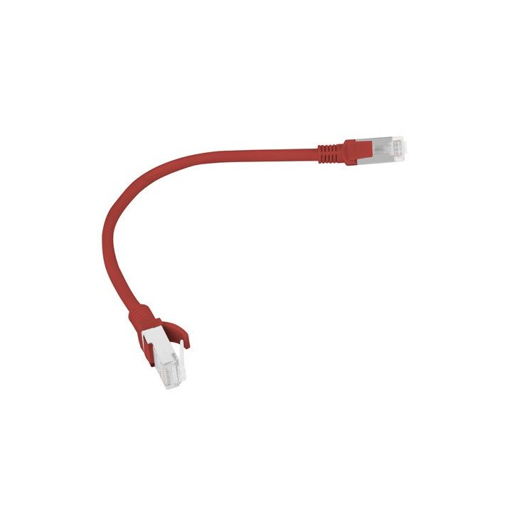Lanberg PCU5-10CC-0025-R networking cable Red 0.25 m Cat5e U/UTP (UTP)