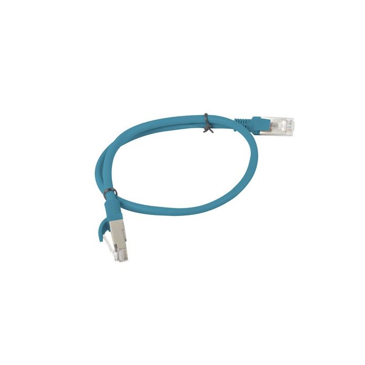 Lanberg PCU5-10CC-0050-B networking cable Blue 0.5 m Cat5e U/UTP (UTP)