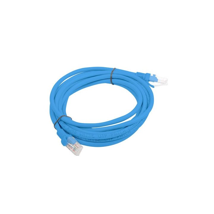 Lanberg PCU5-10CC-0300-B networking cable Blue 3 m Cat5e U/UTP (UTP)
