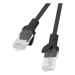 Lanberg PCU6-10CC-0100-BK networking cable Black 1 m Cat6 U/UTP (UTP)
