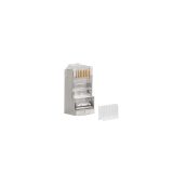 Lanberg PLS-6000 wire connector RJ-45 Stainless steel Transparent