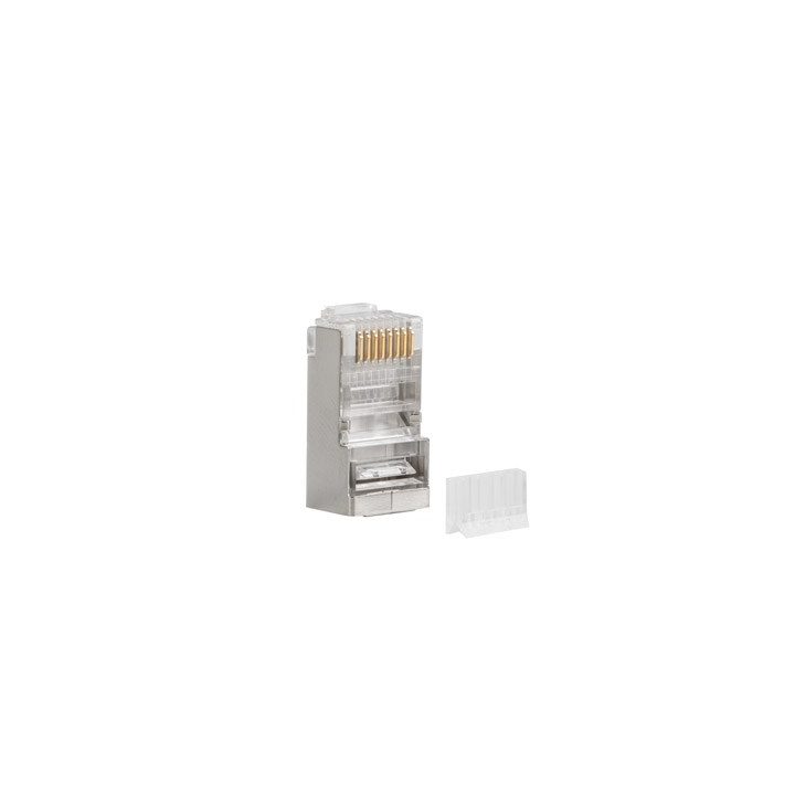 Lanberg PLS-6000 wire connector RJ-45 Stainless steel Transparent