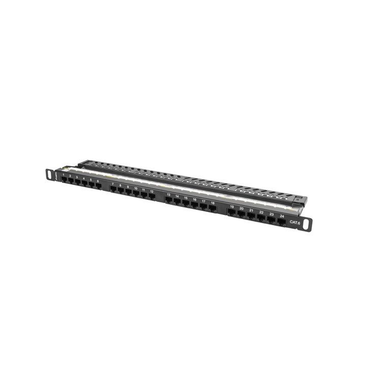 Lanberg PPU6-0024-B patch panel 0.5U