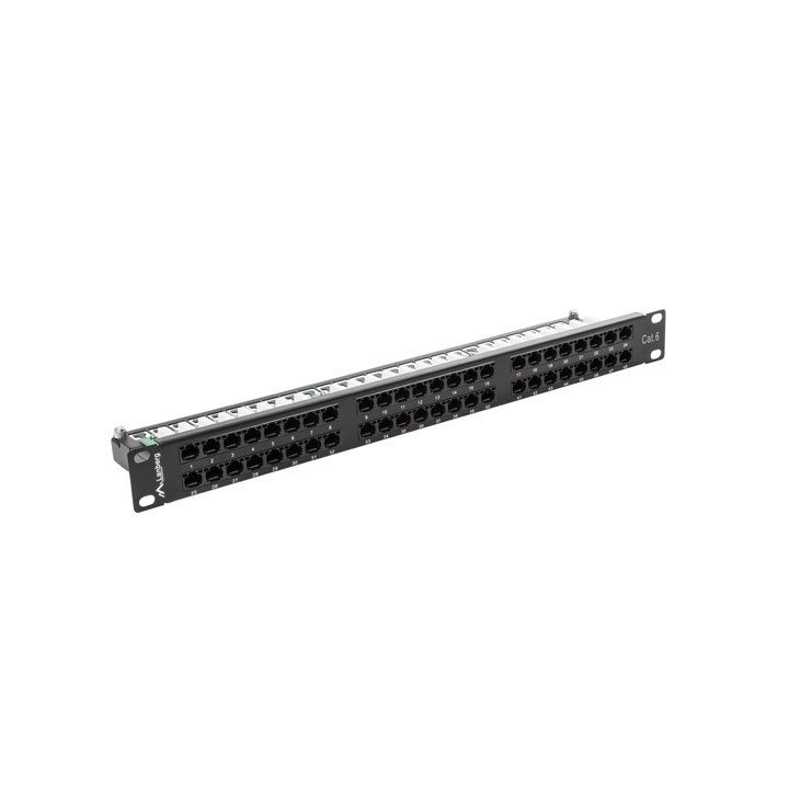 Lanberg PPU6-1048-B patch panel 1U